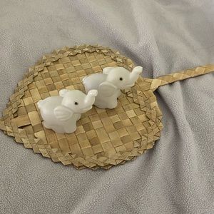 Pair of light up Elephants